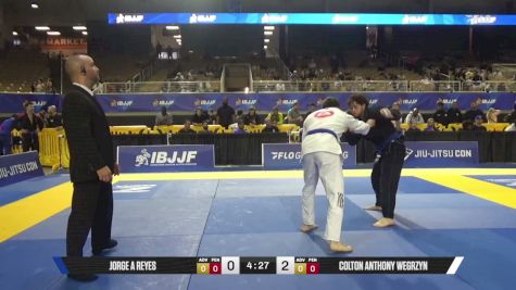 Colton Anthony Wegrzyn vs Jorge A Reyes 2026 Pan Jiu Jitsu IBJJF Championship