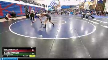 106 lbs Cons. Round 3 - Logan Bradley, Coeur D Alene vs Daniel Martinez, Mountain Home