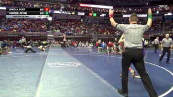 1A-106 lbs Quarterfinal - Lincoln Huck, Nashua-Plainfield vs Hunter Lester, West Bend-Mallard