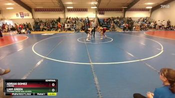 126B Semifinal - Liam Green, Thunder Basin High School vs Adrian Gomez, Laramie