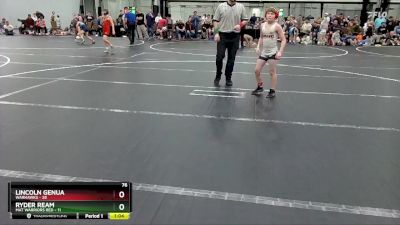 76 lbs Placement (4 Team) - Lincoln Genua, Warhawks vs Ryder Ream, Mat Warriors Red