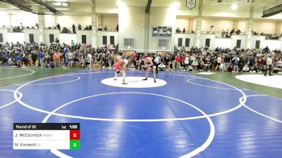 138 lbs Round Of 32 - Jacob McCormick, North Andover vs Nolan Vincenti, Silver Lake