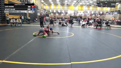 120 lbs Cons. Round 2 - Levi Evans, Iowa vs Wyatt Blair, High Altitude Wrestling Club