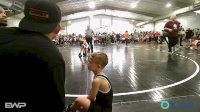 40 lbs Round Of 16 - Karsyn Filby, Collinsville Cardinal Youth Wrestling vs Jaxon Gregory, Tulsa Blue T Panthers