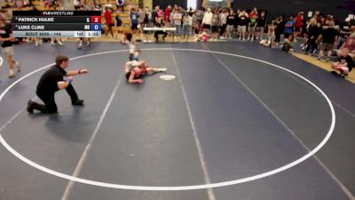 144 lbs 3rd Place Match - Patrick Hulne, IL vs Luke Cline, MO