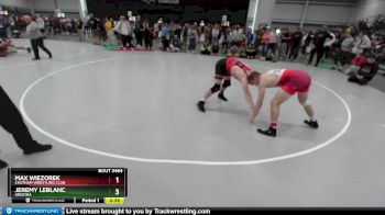 175 lbs Semifinal - Max Wiezorek, Chatham Wrestling Club vs Jeremy LeBlanc, Arizona