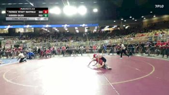 106 2A Cons. Round 1 - Aidden Giles, Port Charlotte vs Patrick `Wyatt` Mayfield, New Smyrna Beach Sr H S