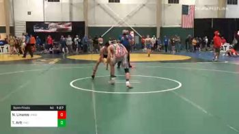 126 lbs Semifinal - Noah Linares, Unnattached vs Trev Arlt, MWC Wrestling Academy