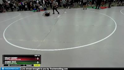 58 lbs Quarterfinal - Darek Diaz, ISI Wrestling Club vs Wiley Derby, MN Elite Wrestling Club