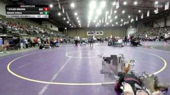 138 lbs Champ. Round 2 - Kyler Simons, Dowling Catholic vs Isaiah Ayala, Garden City