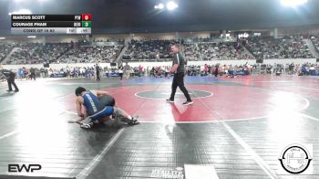 113 lbs Consi Of 16 #2 - Marcus Scott, Pryor Tigers Wrestling vs Courage Pham, Deer Creek Wrestling