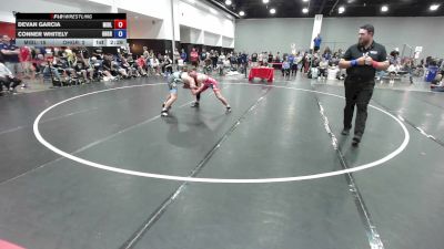 132 lbs Devan Garcia, Team Michigan Blue vs Conner Whitely, Ohio Gray