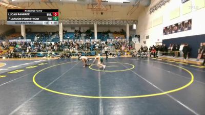 165 lbs Quarterfinal - Landon Fornstrom, Pinedale vs Lucas Ramirez, Worland