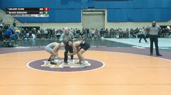 3 - 144 lbs Quarterfinal - Leland Cline, Brentsville District vs Blake Gregory, New Kent