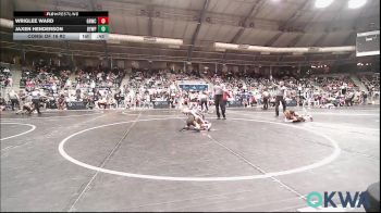 52 lbs Consi Of 16 #2 - Wriglee Ward, Grover Rains Wrestling Club vs Jaxen Henderson, Beggs Youth Wrestling Program
