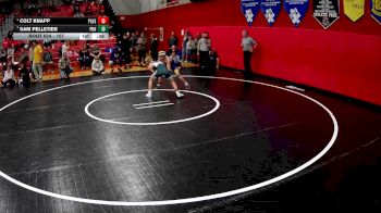 107 lbs 7th Place Match - Sam Pelletier, Pine-Richland Hs vs Colt Knapp, Plum Hs