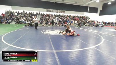 138 lbs Champ. Round 2 - Brad Morton, El Modena vs Alex Saravia, Downey