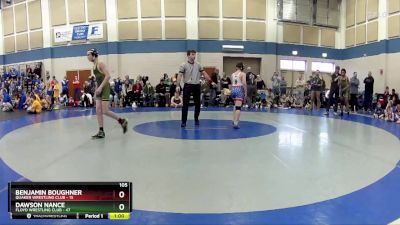 105 lbs Round 1 (10 Team) - Josiah Schultz, Floyd Wrestling Club vs Nolan Steele, Quaker Wrestling Club