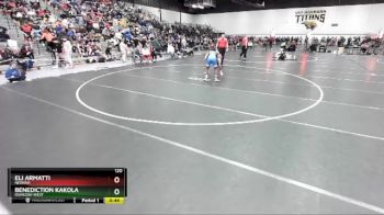 120 lbs Cons. Round 2 - Benediction Kakola, Oshkosh West vs Eli Armatti, Neenah