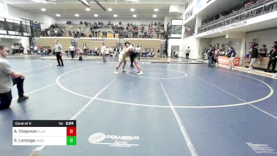 285 lbs Consi Of 4 - Austin Chapman, Clarion vs Spencer Lanosga, Unrostered-Navy WC