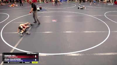 70 lbs Cons. Round 3 - Parker Hill, Peak Wrestling Club vs Ryan Malikowski, Pursuit Wrestling Minnesota