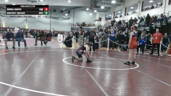 120 lbs Consi Of 8 #2 - Emma Smith, Tewksbury vs Destiny Quiles, Keefe Tech