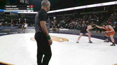 190 lbs 7th Place - Brady Wight, Vacaville (SJ) vs Jackson Naven, Frontier (CS)