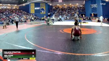 113 lbs Champ. Round 1 - Malachi Stratton, Sussex Central vs Ben Mann, Timberlane