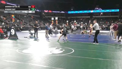 113 lbs Consi Of 32 #2 - Andrew Reyes Jr., Pacifica/GG (SS) vs Dominic Day, St. Joseph (CS)