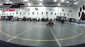 141 lbs Champ. Round 2 - Miles Palmer, Chicago vs Cole Reitz, Unattached