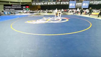 Girls 3A 115 lbs Cons. Round 4 - Victoria Chavez-Rivera, Kennewick (Girls) vs Hazel Asmus, Walla Walla (Girls)