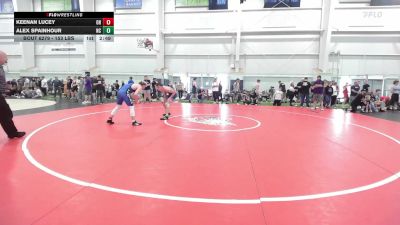 153 lbs Consi Of 8 #1 - Keenan Lucey, OH vs Alex Spainhour, NC