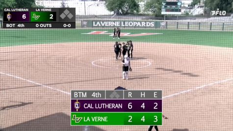 Replay: Cal Lutheran vs La Verne | Apr 15 @ 3 PM