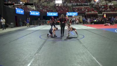 89 lbs Semifinal - Delilah Whipple, Magic City Wrestling Club vs Harlee Vandermars, Glasgow Wrestling Club