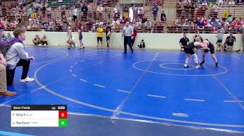 79 lbs Semifinal - Tucker Short, Bluff Wrestling Club vs Jonas Barbour, Tomahawk Wrestling Club