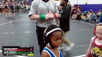 44 lbs Champ. Round 1 - Antonio Brown, Blythewood Bengals vs Jesse Sudduth, Ninety Six Wrestling