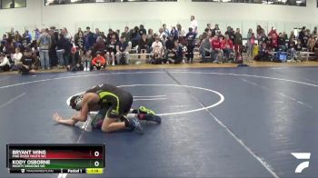109 lbs Champ. Round 1 - Kody Osborne, Mighty Dragons WC vs Bryant Wing, Pine River Youth WC
