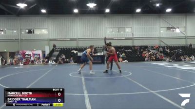182 lbs Placement Matches (8 Team) - Marcell Booth, Minnesota Red vs Bridger Thalman, Utah
