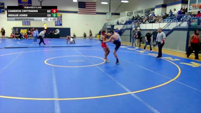 149 lbs Quarterfinal - Cameron Crittenden, Northern Oklahoma College-Tonkawa vs Weslee Jones, Carl Albert State