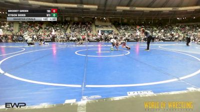 70 lbs Quarterfinal - Brodey Green, Thoroughbred Wrestling Academy vs Kyson Sides, WTC