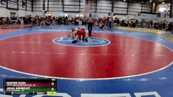 190 lbs Finals (2 Team) - Hunter Pugh, GREAT NECK WRESTLING CLUB vs Aidan Armbrust, FCA LYNCHBURG