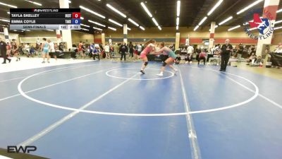 135 lbs Semifinal - Tayla Skelley, Best Trained Wrestling vs Emma Coyle, Takedown-City Wrestling