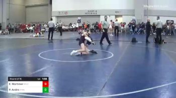 100 lbs Round Of 16 - Emeri Mortimer, Springville vs Paizley Andre, Syracuse