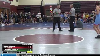 112-120B 1st Place Match - Cameryn Judisch, Sumner-Fredericksburg vs Kara Knipper, East Buchanan