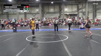 120 lbs Champ. Round 1 - Reese Anderson, South Central Punisher vs Cristabella Magana, Wakeeney Wrestling Club