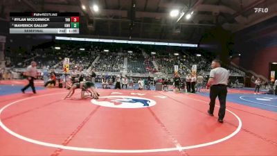 4A-165 lbs Semifinal - Weston McLaughlin, Riverton vs Ethan Hague, Kelly Walsh