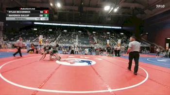 4A-165 lbs Semifinal - Weston McLaughlin, Riverton vs Ethan Hague, Kelly Walsh