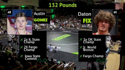 132 lbs Daton Fix, OK vs Austin Gomez, IL