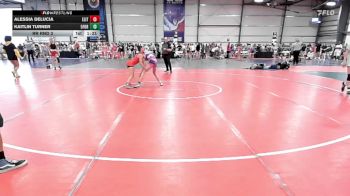 100 lbs Rr Rnd 3 - Alessia DeLucia, Elite NJ Red vs Kaitlin Turner, 5forty Lady Brawlers