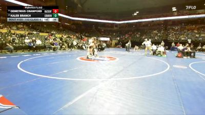 113 Class 4 lbs Cons. Round 1 - Demetrius Crawford, Hazelwood Central vs Kaleb Branch, Lebanon